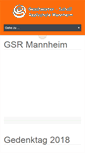 Mobile Screenshot of gsr-mannheim.de