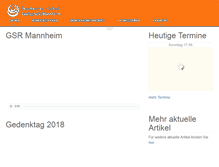 Tablet Screenshot of gsr-mannheim.de